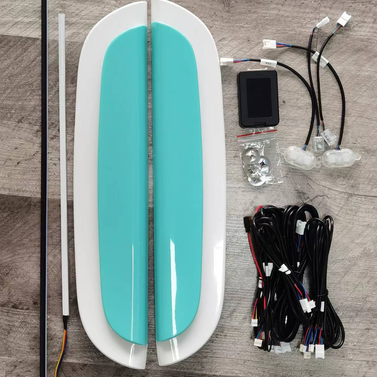 Factory Direct Sales Wuling MINI EV Whole Vehicle Environmental Light Kit 64 Color Change APP Control Installation, Blue or pink